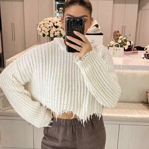 Wildfox Cropped Hoodie